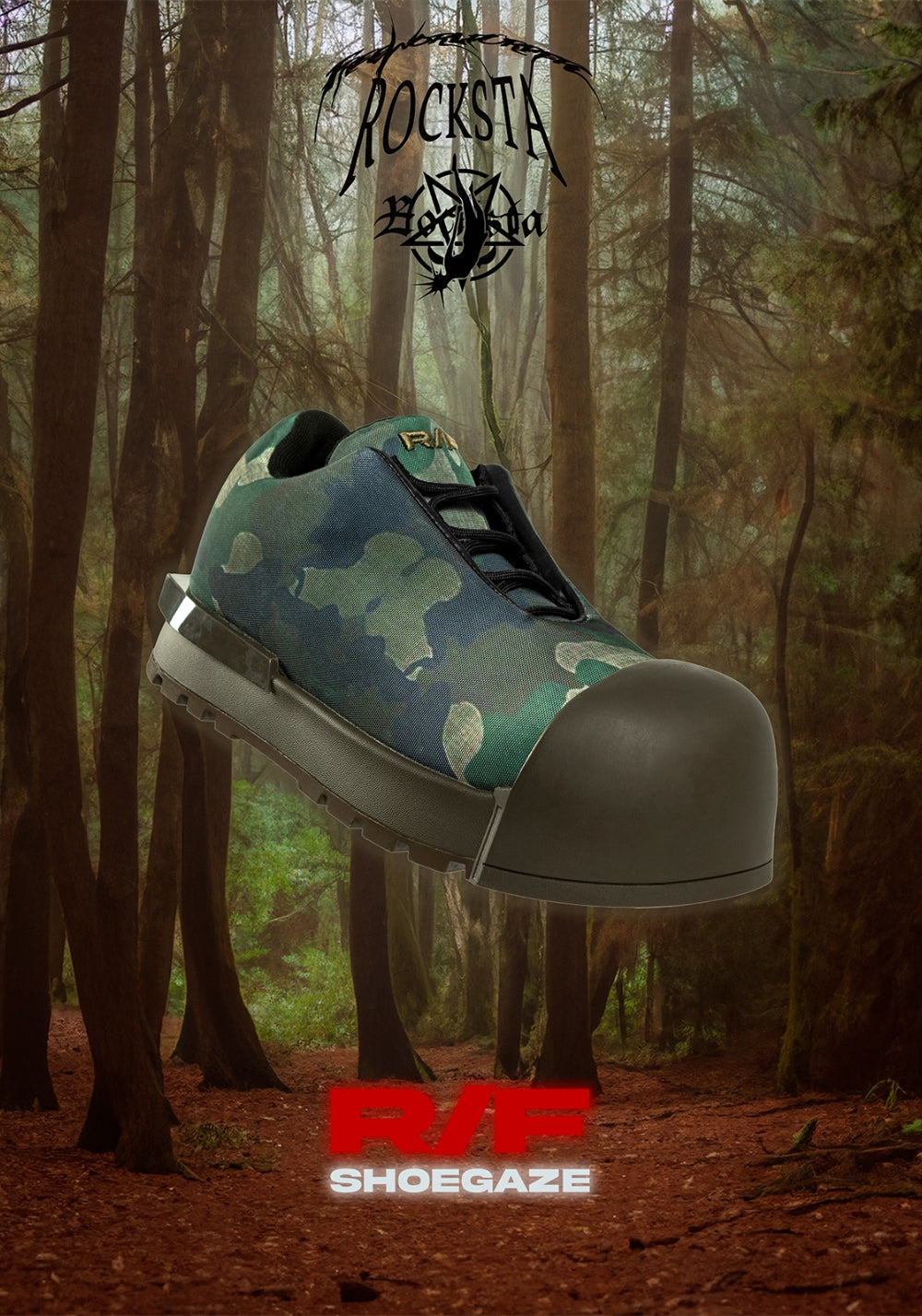 FVVO丨THICK SOLED LOW BOOTS-Army Green - PSYLOS 1, FVVO丨THICK SOLED LOW BOOTS-Army Green, Boots, FVVO&ROCKSTA•JAPAN, PSYLOS 1
